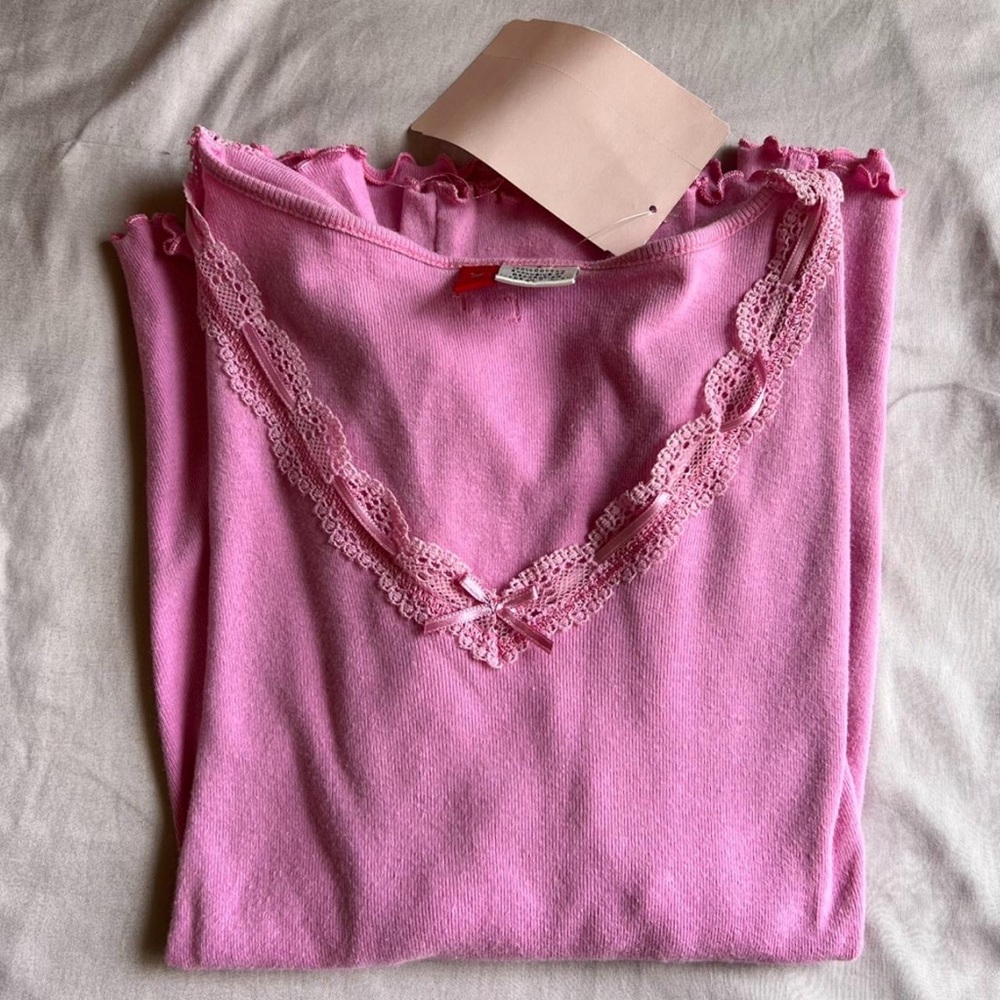 VINTAGE Y2K JOSIE PAJAMA TOP 💘